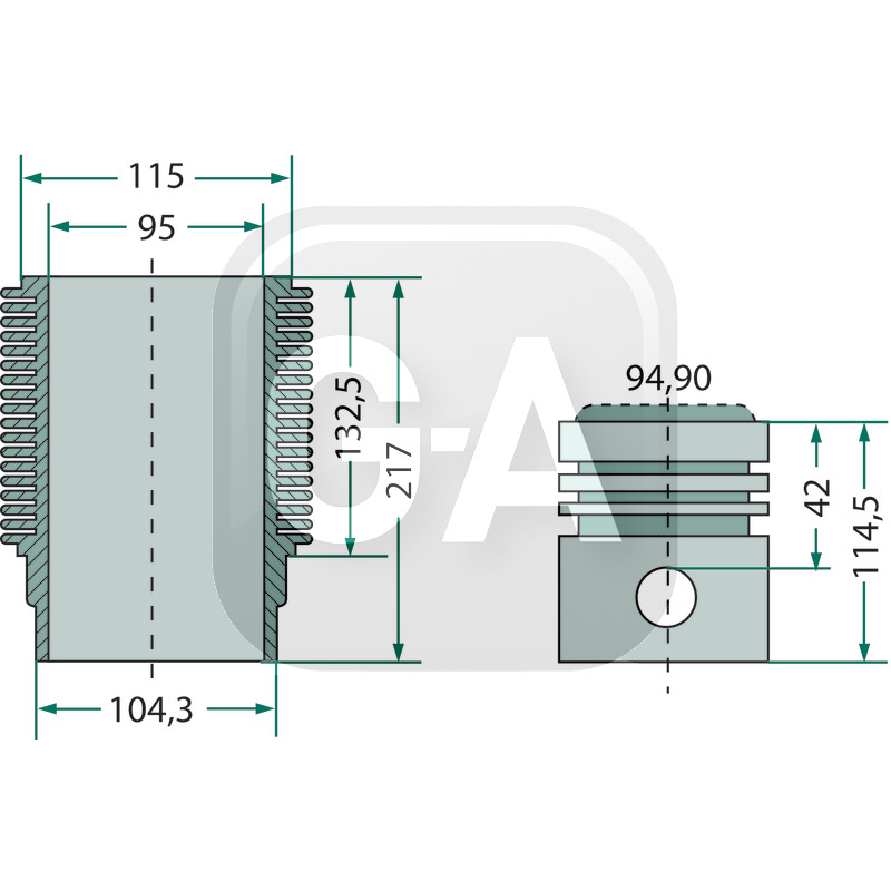 Kit cylindree tracteur Deutz